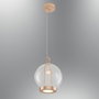 Opviq Lámpara de araña amarilla 3434-1A-03 con LED ajustable